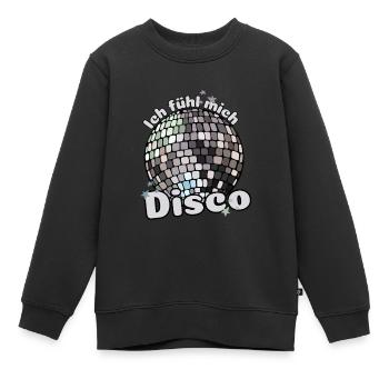 Je me sens disco ! Discothèque Discokugel Spruch - Sweat Premium enfant bio - noir - Devant - AI Model Kid Female (0cm)
