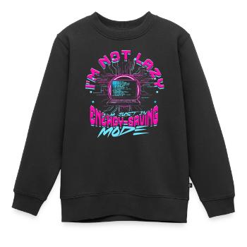 Informaticien théoricien - Sweat Premium enfant bio - noir - Devant - AI Model Kid Female (0cm)