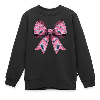 Coquette Loop Natation Nageurs Natation - Sweat Premium enfant bio - noir - Devant - AI Model Kid Female (0cm)