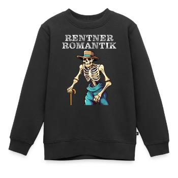 RENTNER ROMANTIK - Kinder Premium Organic Sweatshirt - Schwarz - Vorne - AI Model Kid Female (0cm)