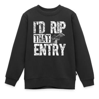 Tremplin Plongée Plongée Plongeurs - Sweat Premium enfant bio - noir - Devant - AI Model Kid Female (0cm)