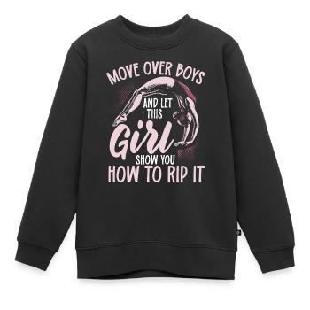 Tremplin Plongée Plongée Plongeurs - Sweat Premium enfant bio - noir - Devant - AI Model Kid Female (0cm)