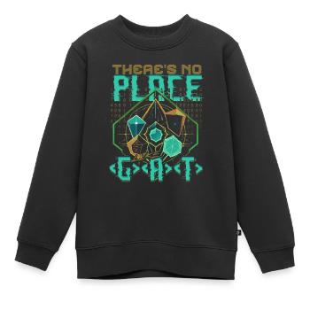 Bioinformatics Analyst No Place Like - Kids Premium Organic Sweatshirt - black - Front - AI Model Kid Female (0cm)