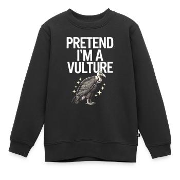 Geier - Kinder Premium Organic Sweatshirt - Schwarz - Vorne - AI Model Kid Female (0cm)