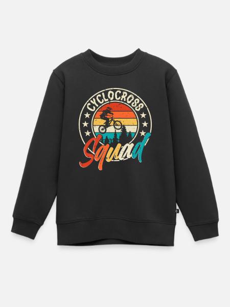 Équipe de cyclo-cross - Sweat Premium enfant bio - noir