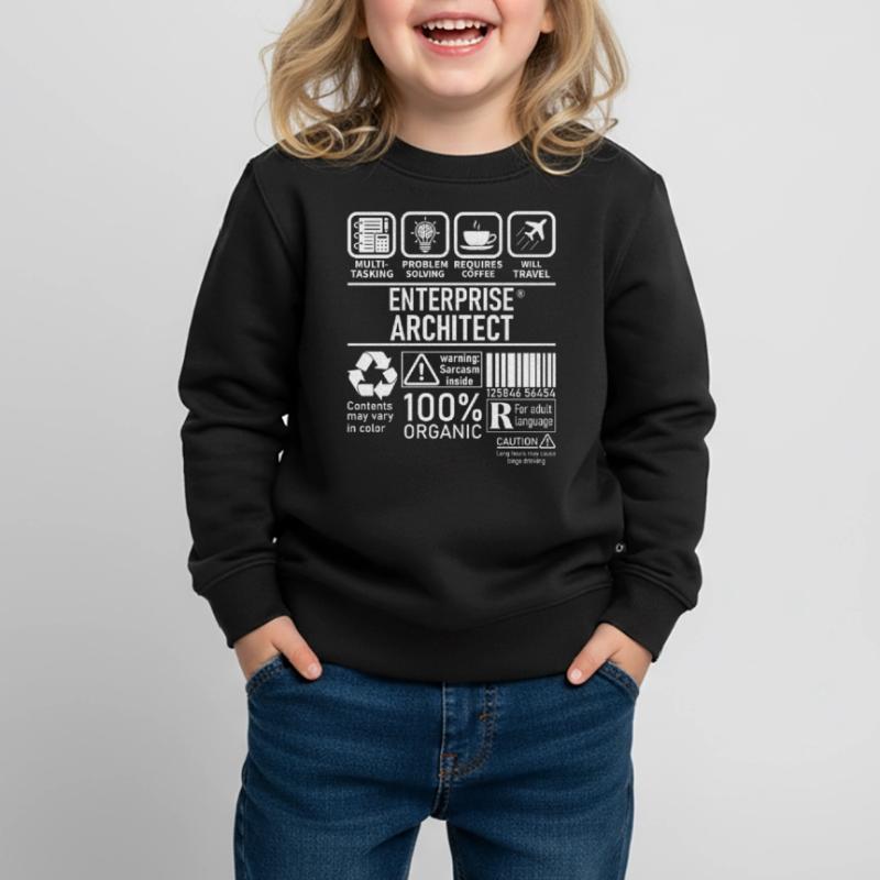 Enterprise Architect multi tasking problem solving Kinder Premium Organic Sweatshirt