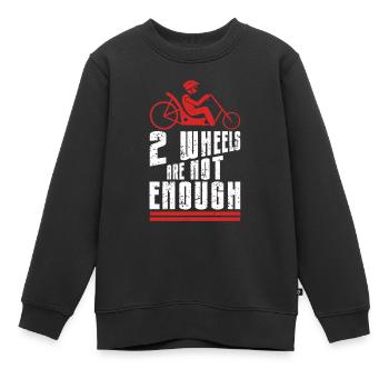 Tricycle couché Tricycle couché - Sweat Premium enfant bio - noir - Devant - AI Model Kid Female (0cm)