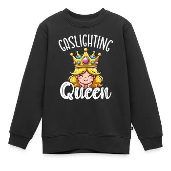 Allume-gaz - Sweat Premium enfant bio - noir - Devant - AI Model Kid Female (0cm)