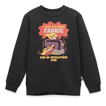 Polsterer Polsterin Polsterei - Kinder Premium Organic Sweatshirt - Schwarz - Vorne - AI Model Kid Female (0cm)
