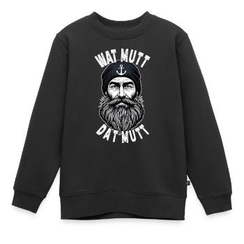 Marin de la mer du Nord de la Frise orientale Wat Mutt Dat Mutt - Sweat Premium enfant bio - noir - Devant - AI Model Kid Female (0cm)