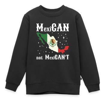Latino Amérique centrale Mexique Mexicain - Sweat Premium enfant bio - noir - Devant - AI Model Kid Female (0cm)