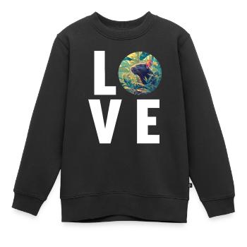 Ratten Ratte - Kinder Premium Organic Sweatshirt - Schwarz - Vorne - AI Model Kid Female (0cm)