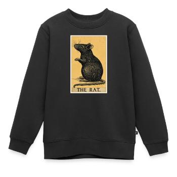 Ratten Ratte - Kinder Premium Organic Sweatshirt - Schwarz - Vorne - AI Model Kid Female (0cm)