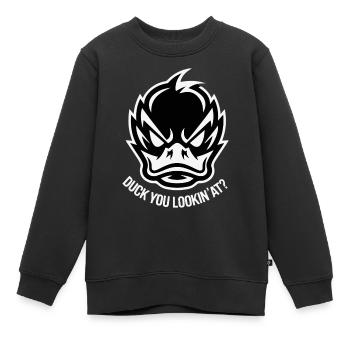 VOUS REGARDEZ - Sweat Premium enfant bio - noir - Devant - AI Model Kid Female (0cm)