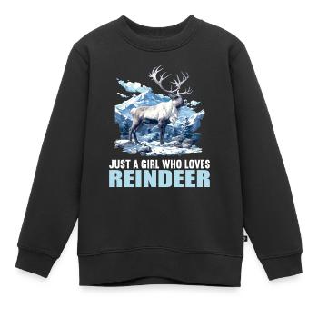 Renne Renne - Sweat Premium enfant bio - noir - Devant - AI Model Kid Female (0cm)