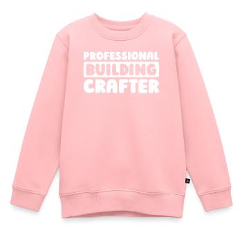 Construction worker - Kids Premium Organic Sweatshirt - rose - Front - AI Model Kid Female (0cm)