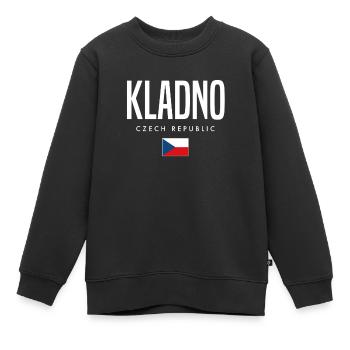 Kladno Tschechien - Kinder Premium Organic Sweatshirt - Schwarz - Vorne - AI Model Kid Female (0cm)
