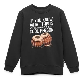 Wenn Sie Wissen, Was Das Ist, Sind Sie - Kinder Premium Organic Sweatshirt - Schwarz - Vorne - AI Model Kid Female (0cm)