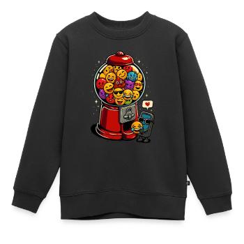 Gumball - Communication drôles - Sweat Premium enfant bio - noir - Devant - AI Model Kid Female (0cm)