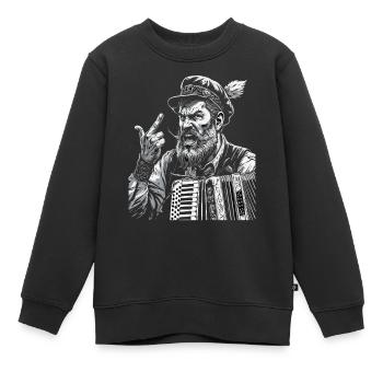Grantler Dialectes bavarois Bavière - Sweat Premium enfant bio - noir - Devant - AI Model Kid Female (0cm)
