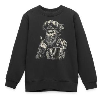 Grantler Dialectes bavarois Bavière - Sweat Premium enfant bio - noir - Devant - AI Model Kid Female (0cm)