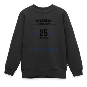 Spengler 25 Jahre Jubiläum 25. jähriges Jubilaeum - Kinder Premium Organic Sweatshirt - Schwarz - Vorne - AI Model Kid Female (0cm)