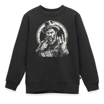 Grantler Dialectes bavarois Bavière - Sweat Premium enfant bio - noir - Devant - AI Model Kid Female (0cm)