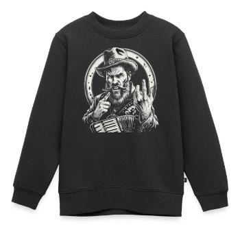 Grantler Dialectes bavarois Bavière - Sweat Premium enfant bio - noir - Devant - AI Model Kid Female (0cm)