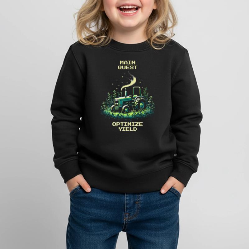 Yield Maximization | Precision Farming active Kids Premium Organic Sweatshirt