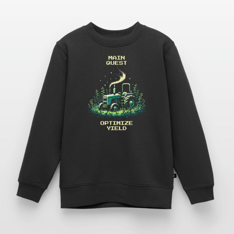 Yield Maximization | Precision Farming active Kids Premium Organic Sweatshirt