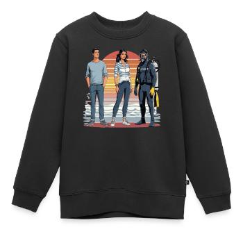 Ich Gendere Mann Frau Taurer Gendern Geschlecht - Kinder Premium Organic Sweatshirt - Schwarz - Vorne - AI Model Kid Female (0cm)