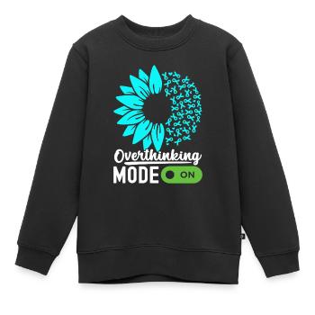 Trouble anxieux Trouble anxieux - Sweat Premium enfant bio - noir - Devant - AI Model Kid Female (0cm)
