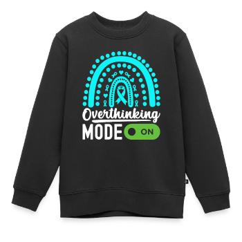 Trouble anxieux Trouble anxieux - Sweat Premium enfant bio - noir - Devant - AI Model Kid Female (0cm)