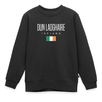 Dun Laoghaire Irland - Kinder Premium Organic Sweatshirt - Schwarz - Vorne - AI Model Kid Female (0cm)