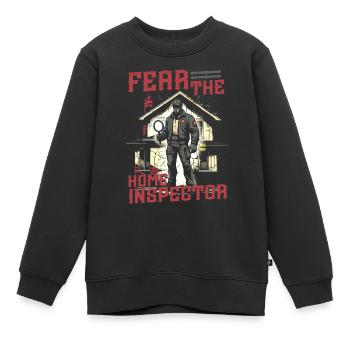 Building Surveyor Building Inspector - Kids Premium Organic Sweatshirt - black - Front - AI Model Kid Female (0cm)
