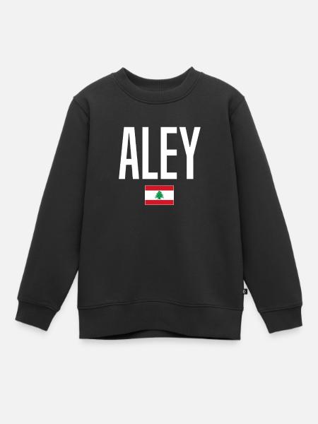 Aley, Liban - Sweat Premium enfant bio - noir