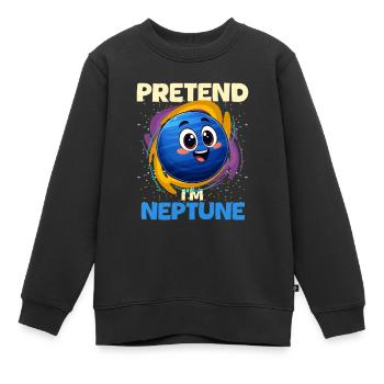 Neptun - Kinder Premium Organic Sweatshirt - Schwarz - Vorne - AI Model Kid Female (0cm)