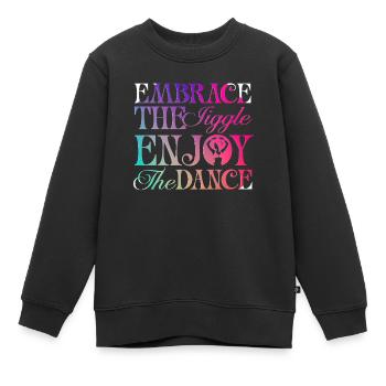 Danse orientale Danseuse orientale Embrace The Jiggle - Sweat Premium enfant bio - noir - Devant - AI Model Kid Female (0cm)