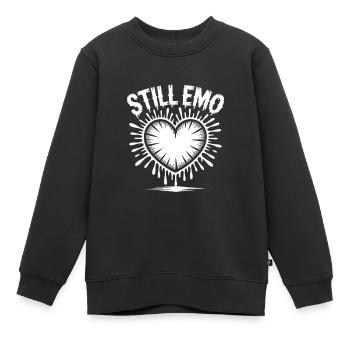 Toujours emo ! Esthétique alternative gothique emo - Sweat Premium enfant bio - noir - Devant - AI Model Kid Female (0cm)