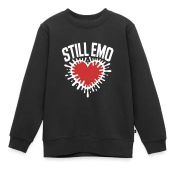 Toujours emo ! Esthétique alternative gothique emo - Sweat Premium enfant bio - noir - Devant - AI Model Kid Female (0cm)