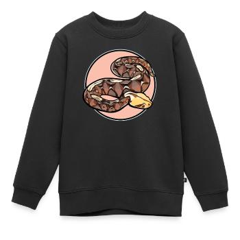 Gabon Vipers Gabon Vipers - Sweat Premium enfant bio - noir - Devant - AI Model Kid Female (0cm)