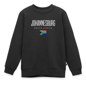 Johannesburg Südafrika - Kinder Premium Organic Sweatshirt - Schwarz - Vorne - AI Model Kid Female (0cm)