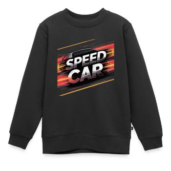 VOITURE DE PERFORMANCE - Sweat Premium enfant bio - noir - Devant - AI Model Kid Female (0cm)
