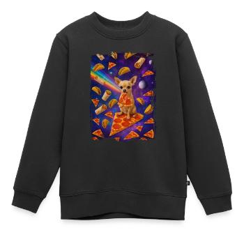 Chihuahua - Kinder Premium Organic Sweatshirt - Schwarz - Vorne - AI Model Kid Female (0cm)