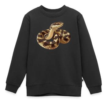 Schlangen Schlange - Kinder Premium Organic Sweatshirt - Schwarz - Vorne - AI Model Kid Female (0cm)