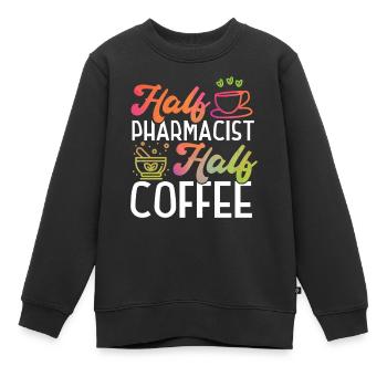 Technicien en pharmacie - Sweat Premium enfant bio - noir - Devant - AI Model Kid Female (0cm)