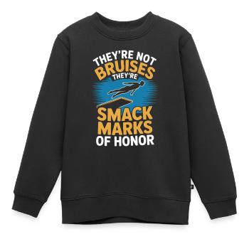 Kunstspringen Turmspringer Sprungbrett - Kinder Premium Organic Sweatshirt - Schwarz - Vorne - AI Model Kid Female (0cm)