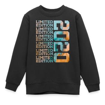 ÉDITION LIMITÉE 2020 6 ANS 6E ANNIVERSAIRE - Sweat Premium enfant bio - noir - Devant - AI Model Kid Female (0cm)