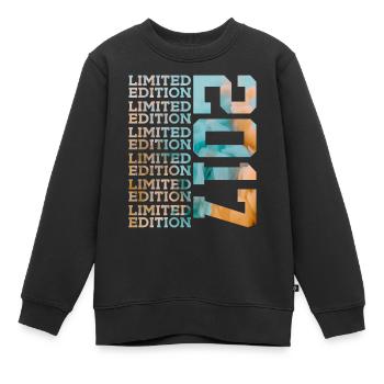 ÉDITION LIMITÉE 2017 9 ANS 9E ANNIVERSAIRE - Sweat Premium enfant bio - noir - Devant - AI Model Kid Female (0cm)