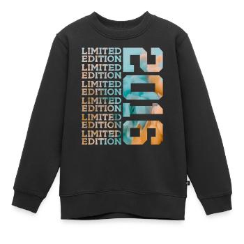 ÉDITION LIMITÉE 2016 10 ANS 10E ANNIVERSAIRE - Sweat Premium enfant bio - noir - Devant - AI Model Kid Female (0cm)